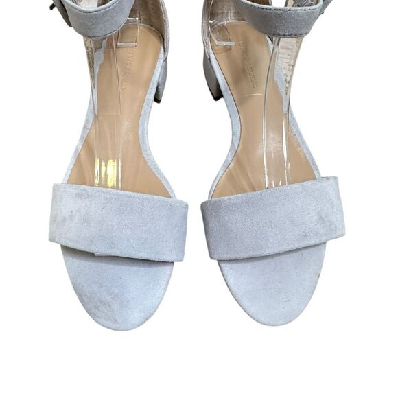 Banana Republic Light Blue Suede Block Heel Sandal | Size 8 - Picture 6 of 7